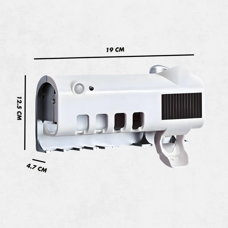 Porta Escova com Dispenser de Creme Dental - Solo©