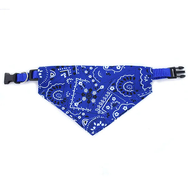 Bandana De Couro Ajustável Para Pets